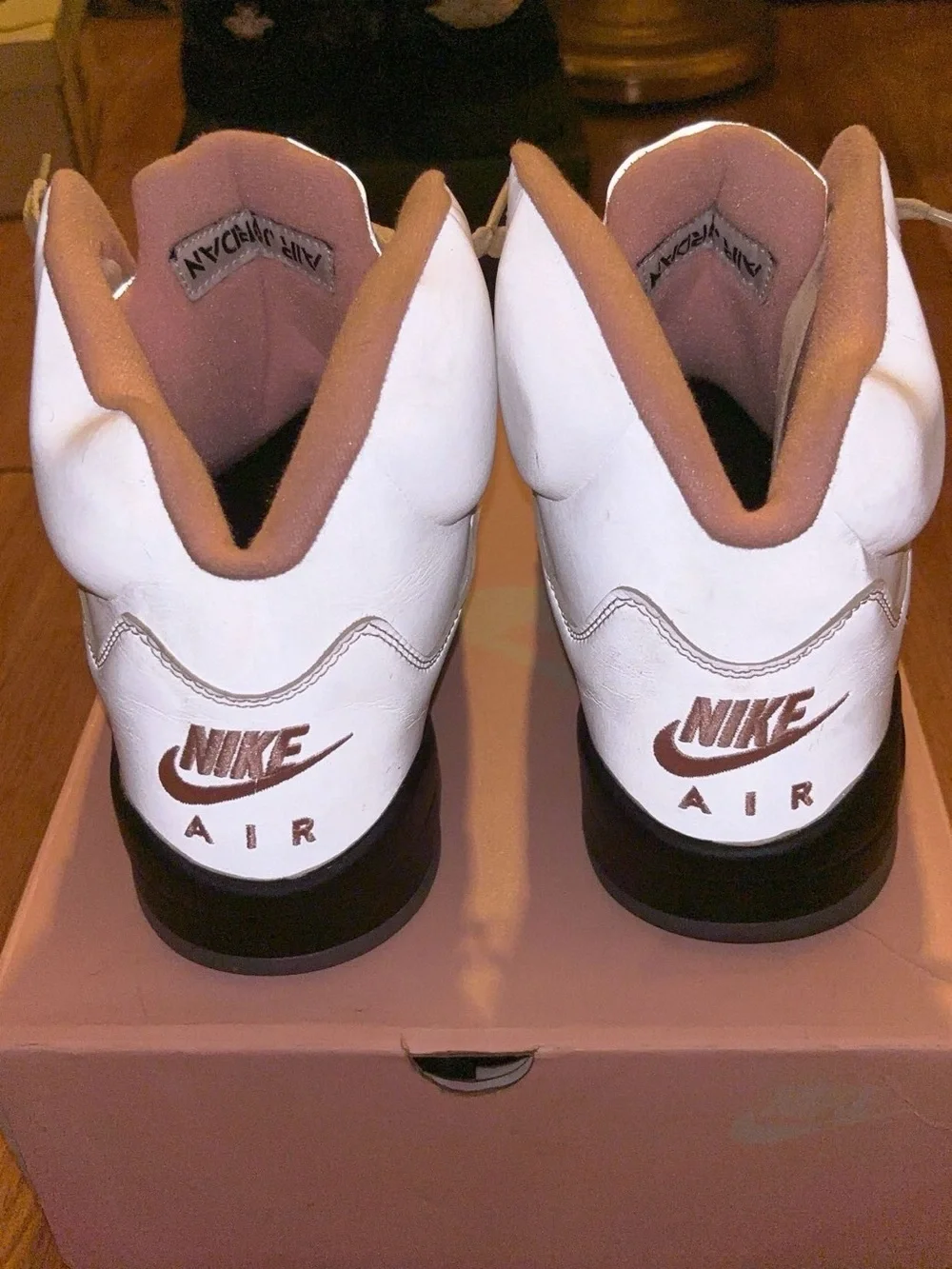 Jordan soft pink 5’s